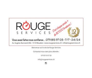 Siteweb de Rouge Services
